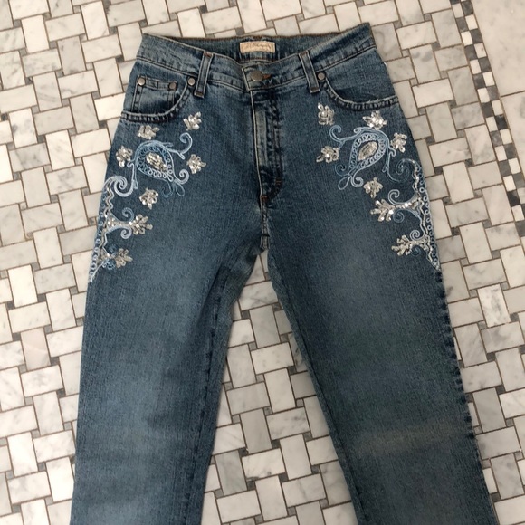 jeans with crystals